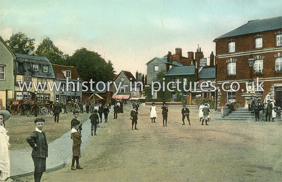 The Market Place, Braintree, Essex. c.1908